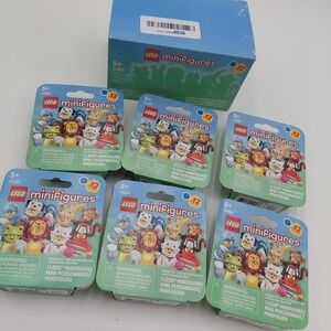 New Lego 66813 Collectibe Mini Figures Series 28 Sealed 6 Pack Animal Mystery